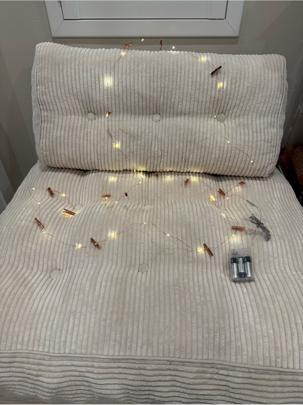 Fairy String LED Lights with Rose Gold Clips